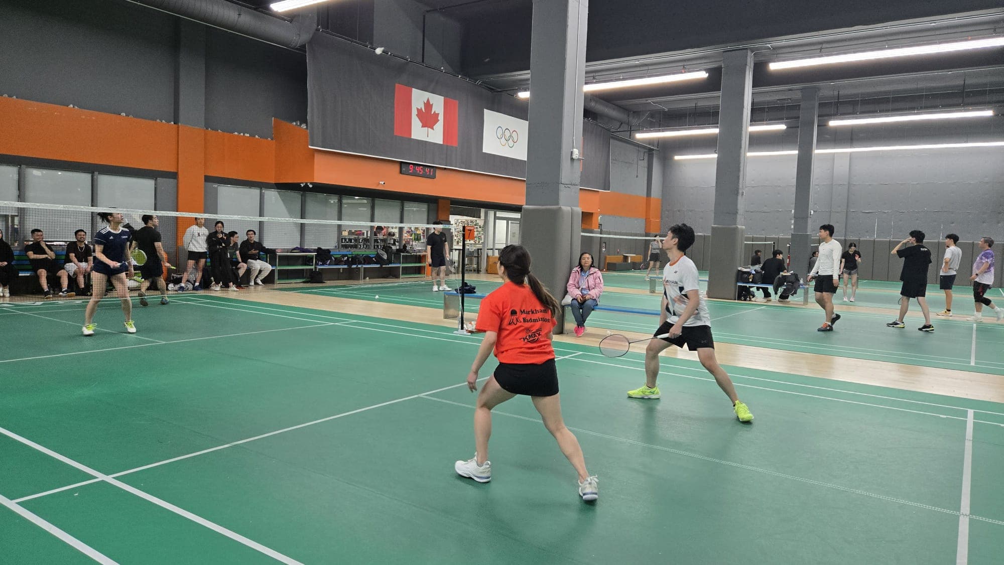 KMAX players competing during a York District league match